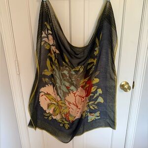 Madewell Floral Patterned Scarf